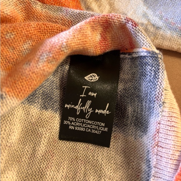 NIC+ZOE Women's Multicolor Patchwork Long Sleeve Top - Picture 6 of 8